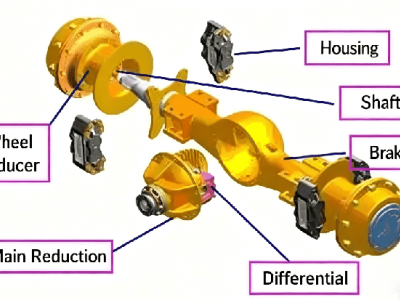 What is the main part of the drive axle?