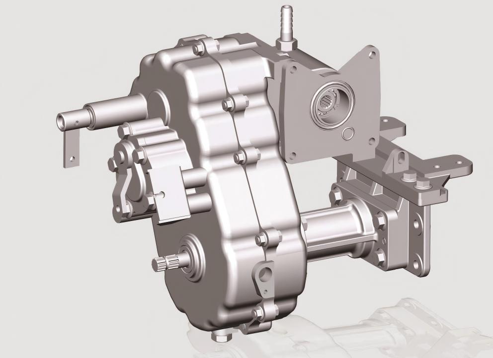 Опрыскивание коробки передач локомотива