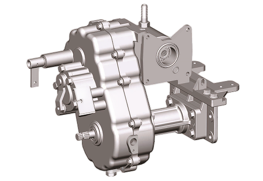 Spraying Locomotive Gearbox