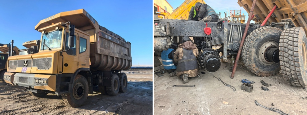 Xe tải khai thác thân rộng của Trung Quốc tiến lên phía trước, đột phá trong công nghệ trục truyền động lõi tạo nên xương sống của ngành vận tải khai thác mỏ .jpg