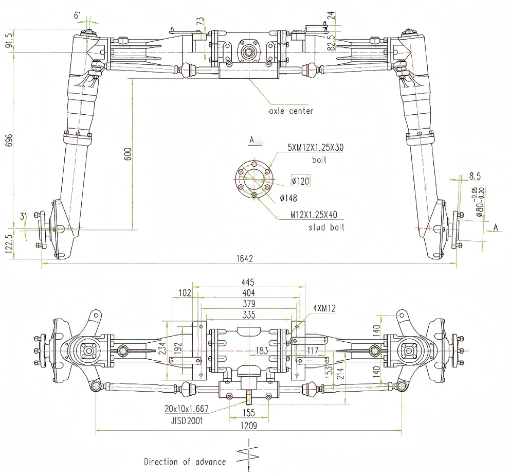 Spraying Locomotive Rear Axle