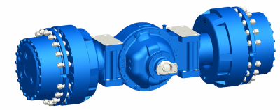 Axle Of 3 Cubic Underground Scraper