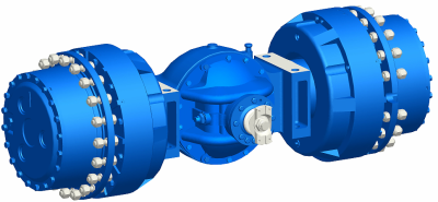 2 Cubic Underground Scraper Drive Axle