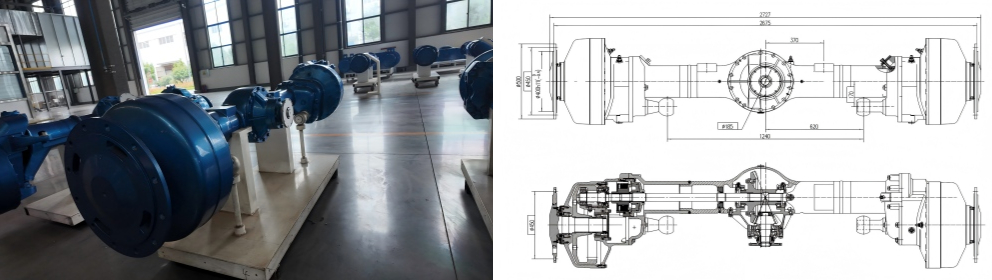 เพลาพอร์ทัลคืออะไร? เพลาขับแบบกำหนดเองช่วยแก้ปัญหาการก่อสร้างที่ท้าทายและยากลำบากในสภาวะเย็นจัดได้อย่างไร (jpg)