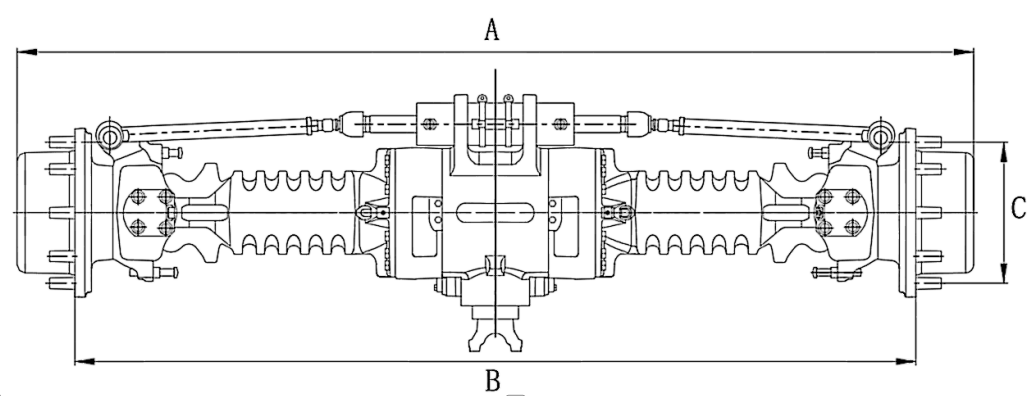لوادر حفار محرك المحور 