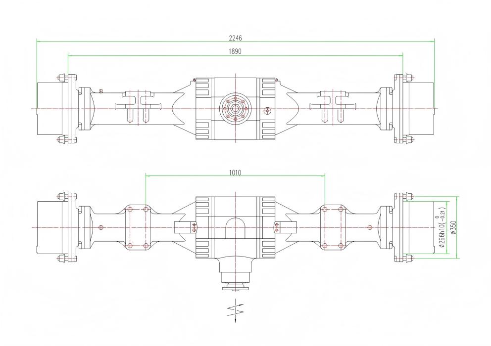 15 طن عجلة حفارة المحور