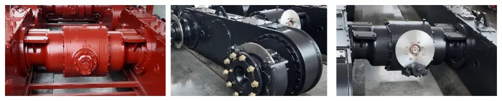 Les expéditions en gros témoignent de la solidité de la gamme : les essieux moteurs pour niveleuses s’internationalisent.