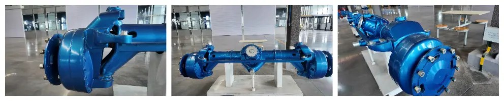 Les expéditions en gros témoignent de la solidité de la gamme : les essieux moteurs pour niveleuses s'internationalisent.