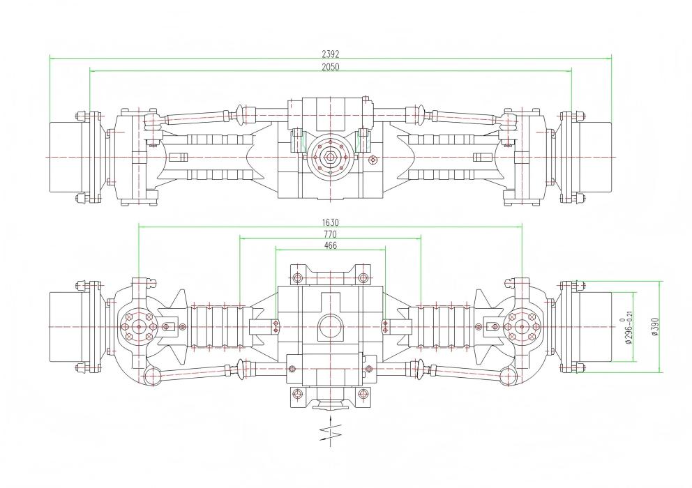 Gandar Excavator Roda 13 Ton