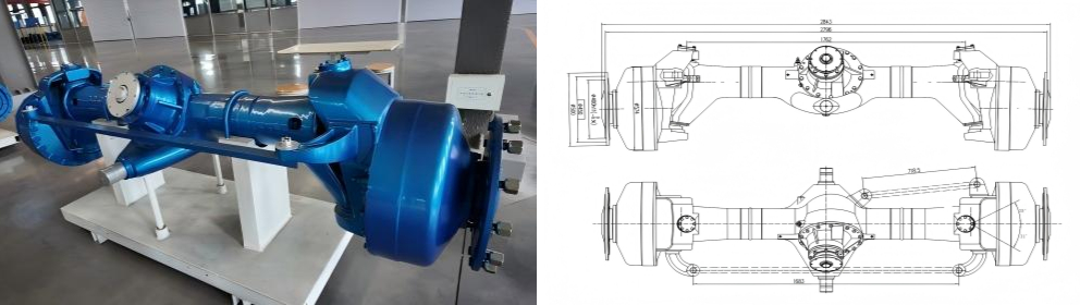 เพลาพอร์ทัลคืออะไร? เพลาขับแบบกำหนดเองช่วยแก้ปัญหาการก่อสร้างที่ท้าทายและยากลำบากในสภาวะเย็นจัดได้อย่างไร (jpg)