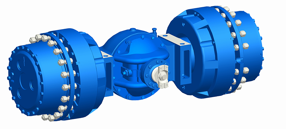 Trục truyền động của máy cạp ngầm Trục truyền động của máy cạp ngầm