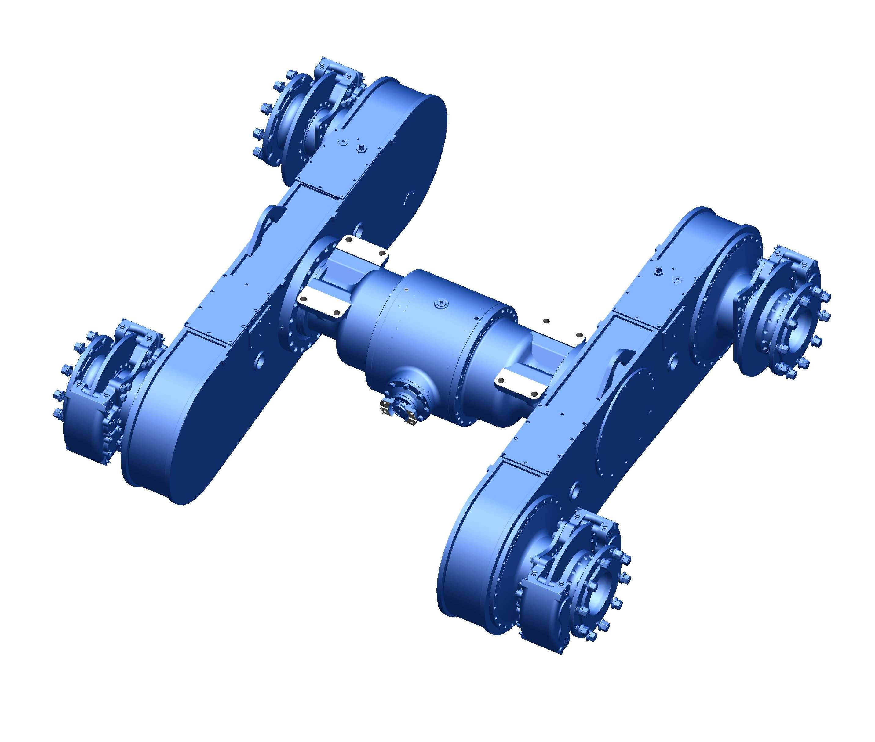 220 حصان ممهدة المحور