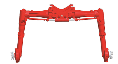 Spraying Locomotive Front Drive Axle