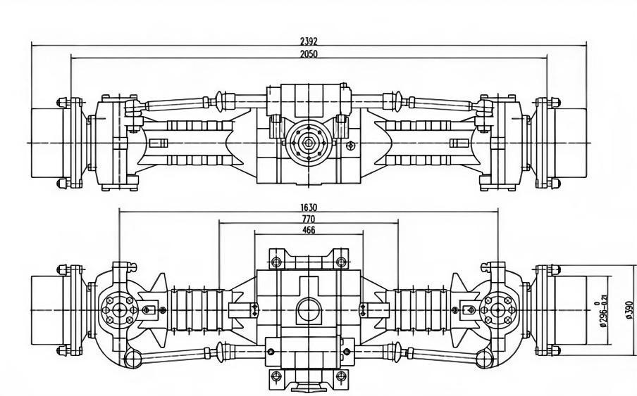 13 Ton Steering Drive Axle 13 Ton Steering Drive Axle