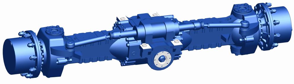 13 Ton Wheel Excavator Axle 13吨轮式挖掘机车轴