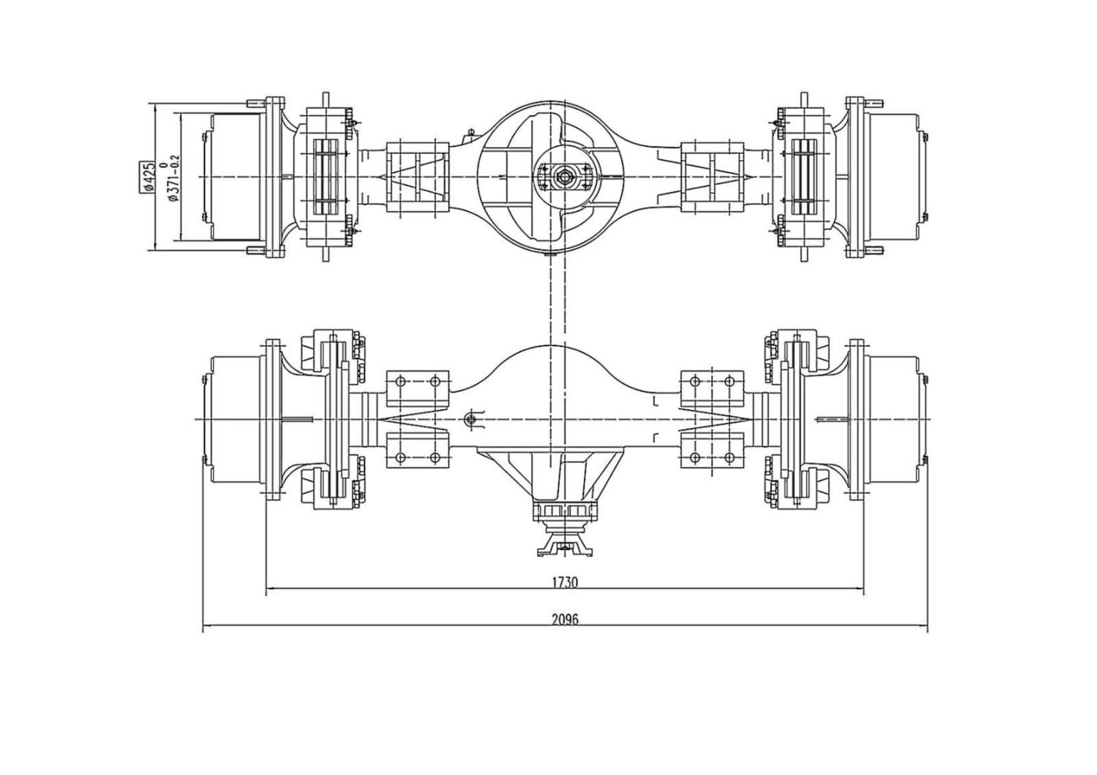 محور مدحلة الطريق محور مدحلة الطريق