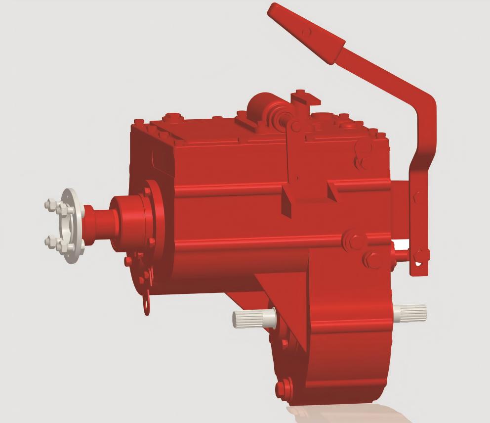 Caja de cambios de la máquina de pulverización