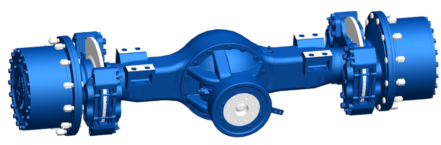 21 Ton Yol Makaralı Aks