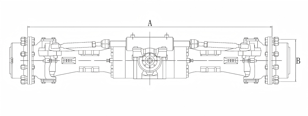 Telescopic Handler Axle Telescopic Handler Axle