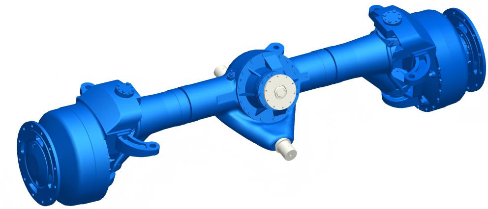 Axle of 230 HP Grader