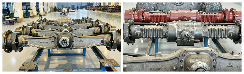 Russian Customers Visit Our Factory, Recognize Backhoe Loader Axle Strength