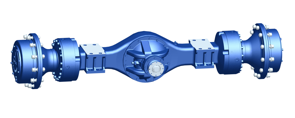 Essieu de frein humide du chargeur