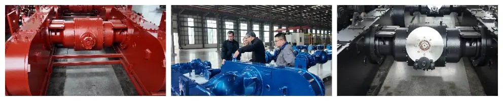 Les expéditions en gros témoignent de la solidité de la gamme : les essieux moteurs pour niveleuses s’internationalisent.