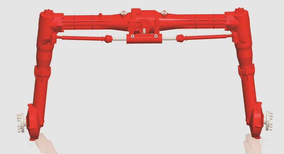 محور دفع خلفي لقاطرة رش بقوة 25 حصانًا محور دفع خلفي لقاطرة رش بقوة 25 حصانًا